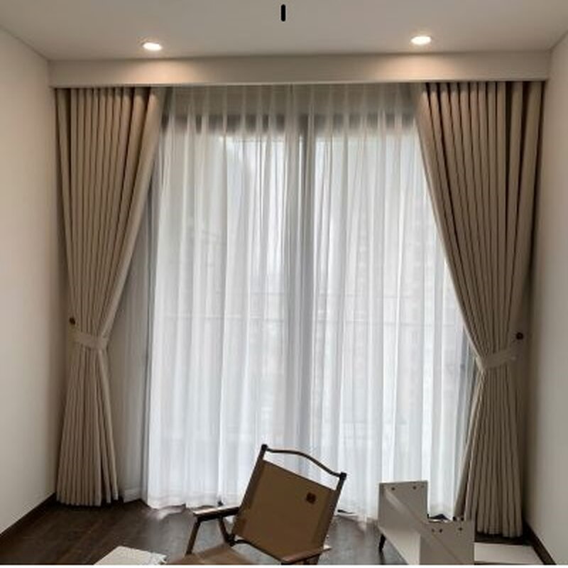 Hình ảnh vải bố làm rèm cản sáng hiệu quả