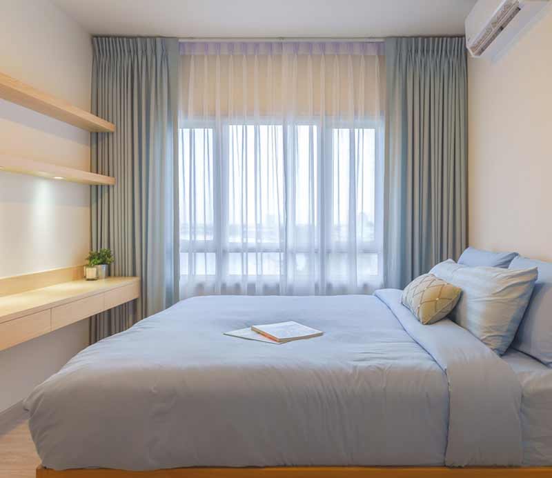 rèm vải 2 lớp Hàn Quốc tone màu pastel nhẹ nhàng