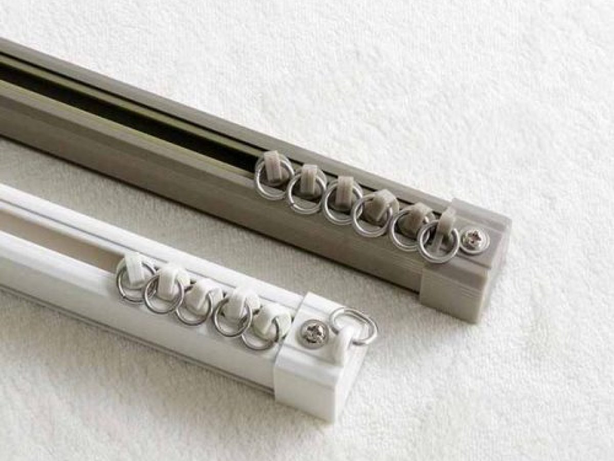 ray rèm inox chắc chắn, thích hợp cho rèm cửa lớn và nặng
