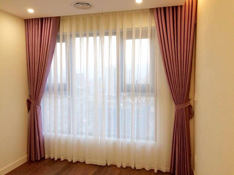 Hình ảnh minh họa rèm vải hai lớp là gì trong thực tế