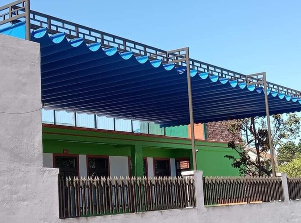 Mái che nắng ngoài trời chống tia UV hiệu quả