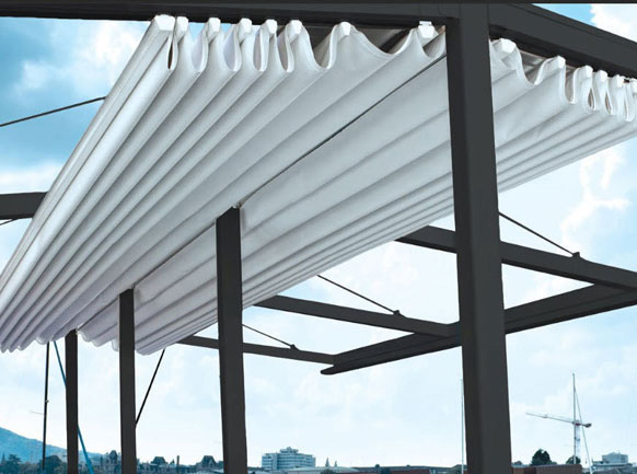 Mẫu mái hiên Pergola che nắng đẹp và sang trọng