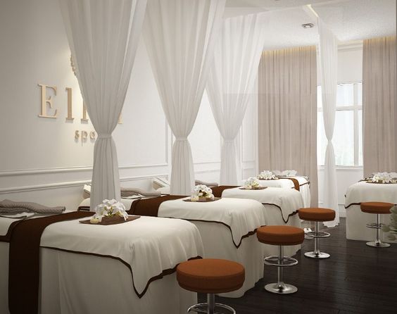 Mẫu rèm spa đẹp cho phòng massage sang trọng