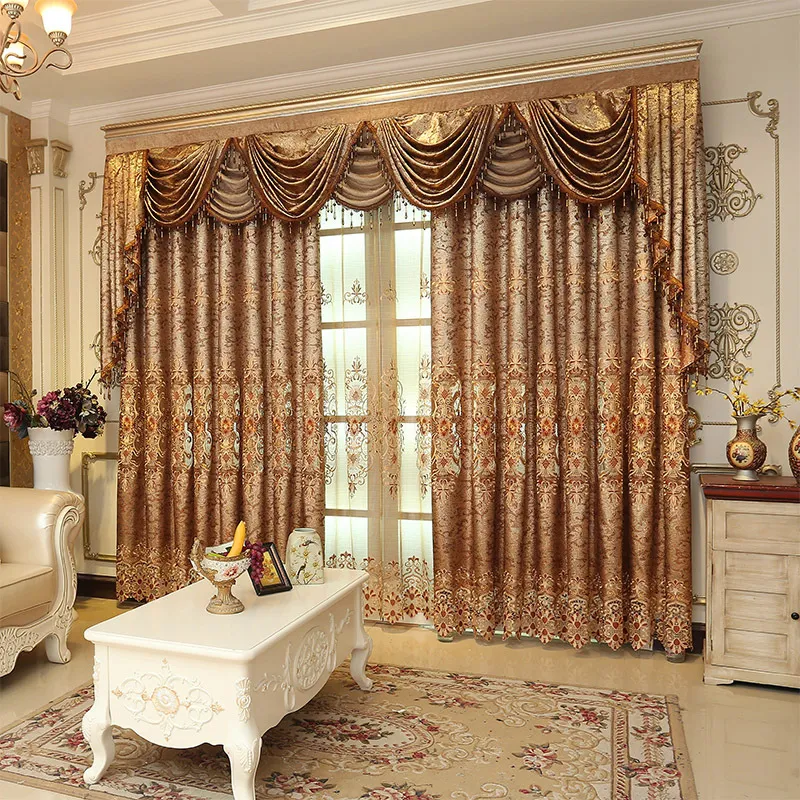 Mẫu rèm vải hoàng gia sang trọng cho phòng ngủ