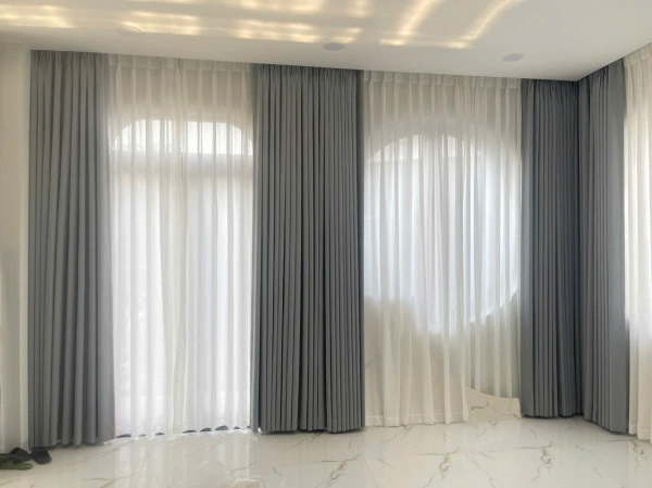 Những mẫu rèm 2 lớp đẹp trang trí cửa sổ căn hộ cao cấp