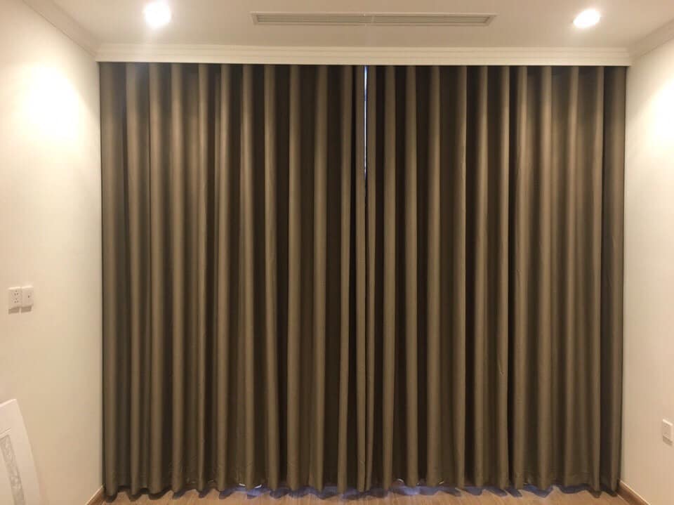 Rèm cửa 1 lớp giá rẻ phù hợp phòng khách nhỏ