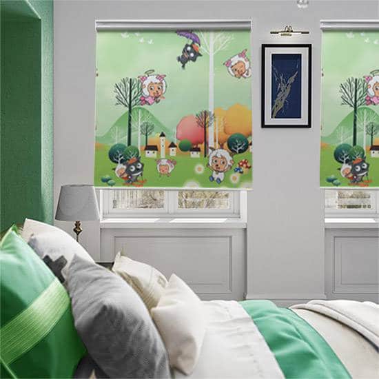 Rèm cửa sổ 3D nghệ thuật phù hợp căn hộ cao cấp