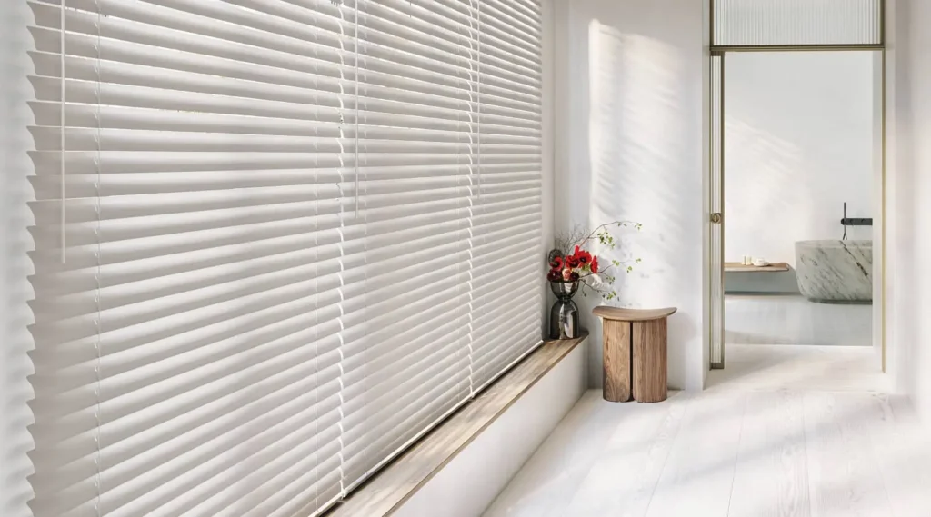 Rèm lá nhôm tự động điều khiển từ xa tiện lợi