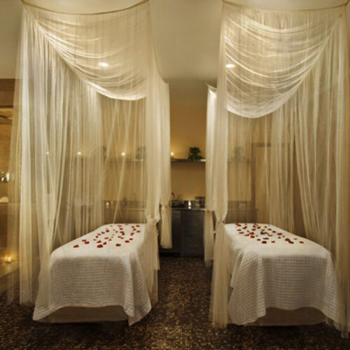 Rèm spa đẹp, tinh tế, tạo không gian thư giãn và chuyên nghiệp