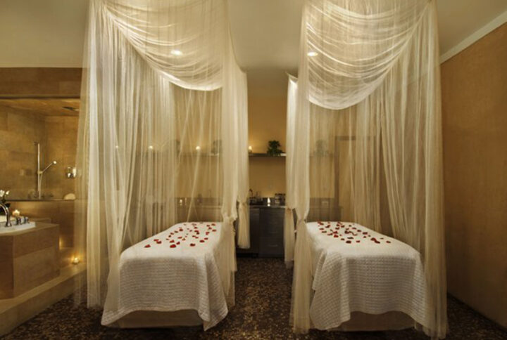 Rèm spa đẹp, tinh tế, tạo không gian thư giãn và chuyên nghiệp
