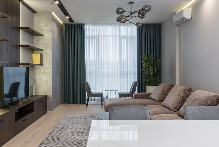 Rèm vải đẹp hiện đại chất liệu linen cao cấp