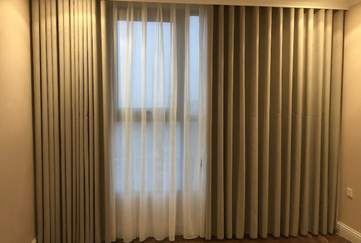 Rèm vải ray trượt mềm mại và tiện lợi cho mọi không gian sống