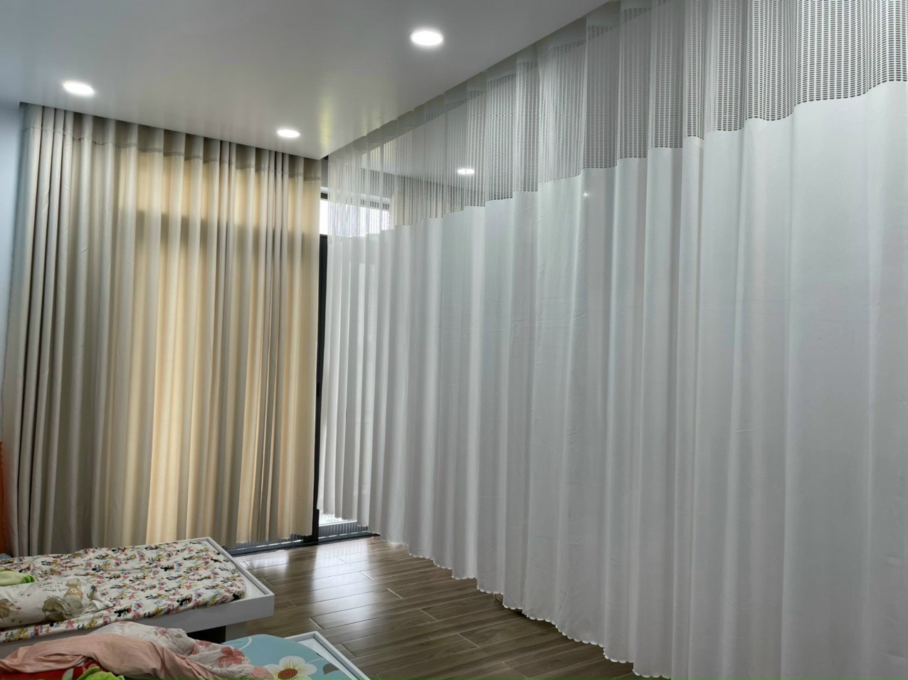 Mẫu rèm giường bệnh tiện lợi dễ vệ sinh