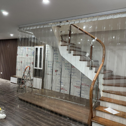 Rèm chắn điều hòa cầu thang chống thất thoát nhiệt