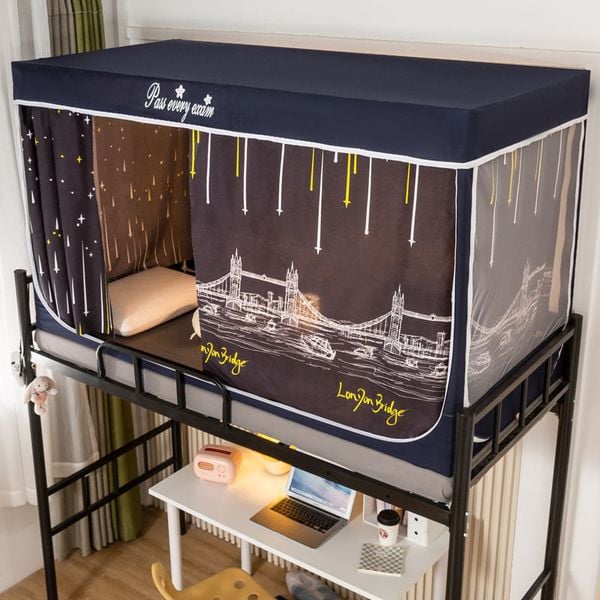 Rèm che giường ký túc xá TPHCM giá rẻ, dễ lắp ráp