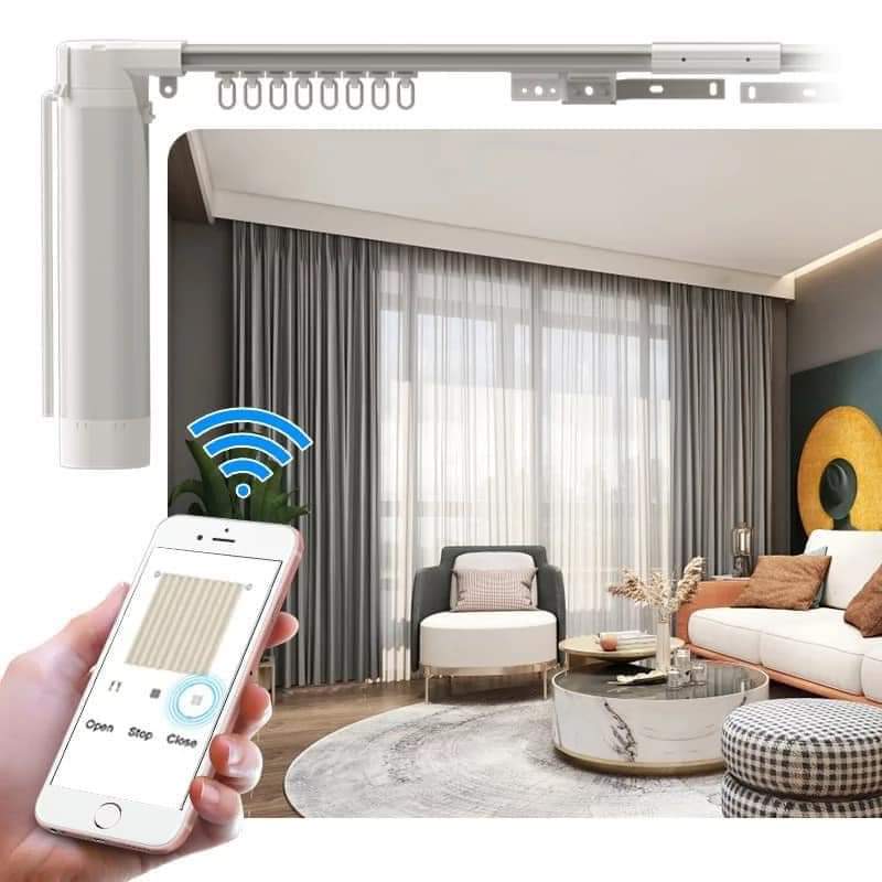 Điều khiển rèm vải tự động qua app trên smartphone