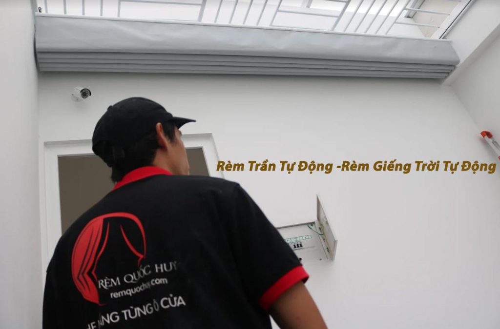 Hướng dẫn cách lắp rèm trần tự động từng bước chi tiết