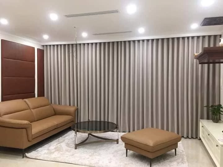 Mẫu rèm 2 lớp cao cấp điều khiển từ xa tiện lợi cho phòng khách