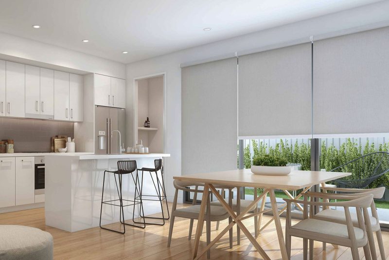 Mẫu rèm cuốn tự động không dây an toàn cho gia đình