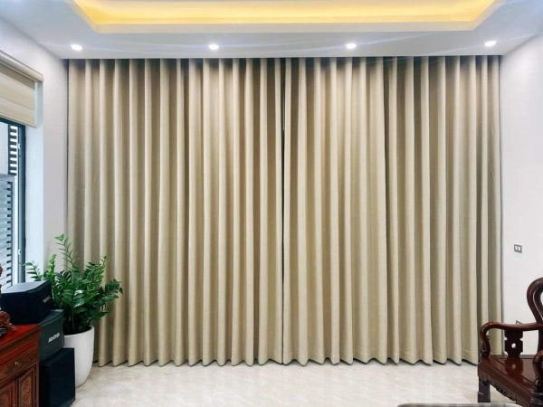 Mẫu rèm vải lụa mềm mại cho không gian sang trọng