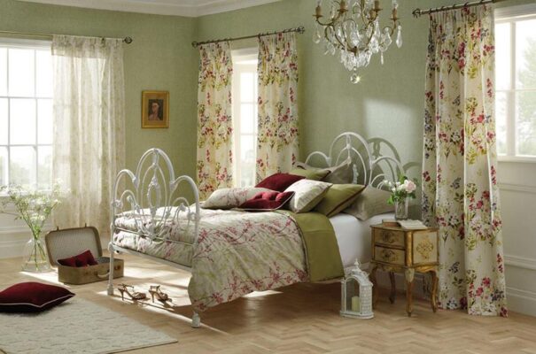 Rèm cửa sổ phòng ngủ vintage mang lại cảm giác thư giãn