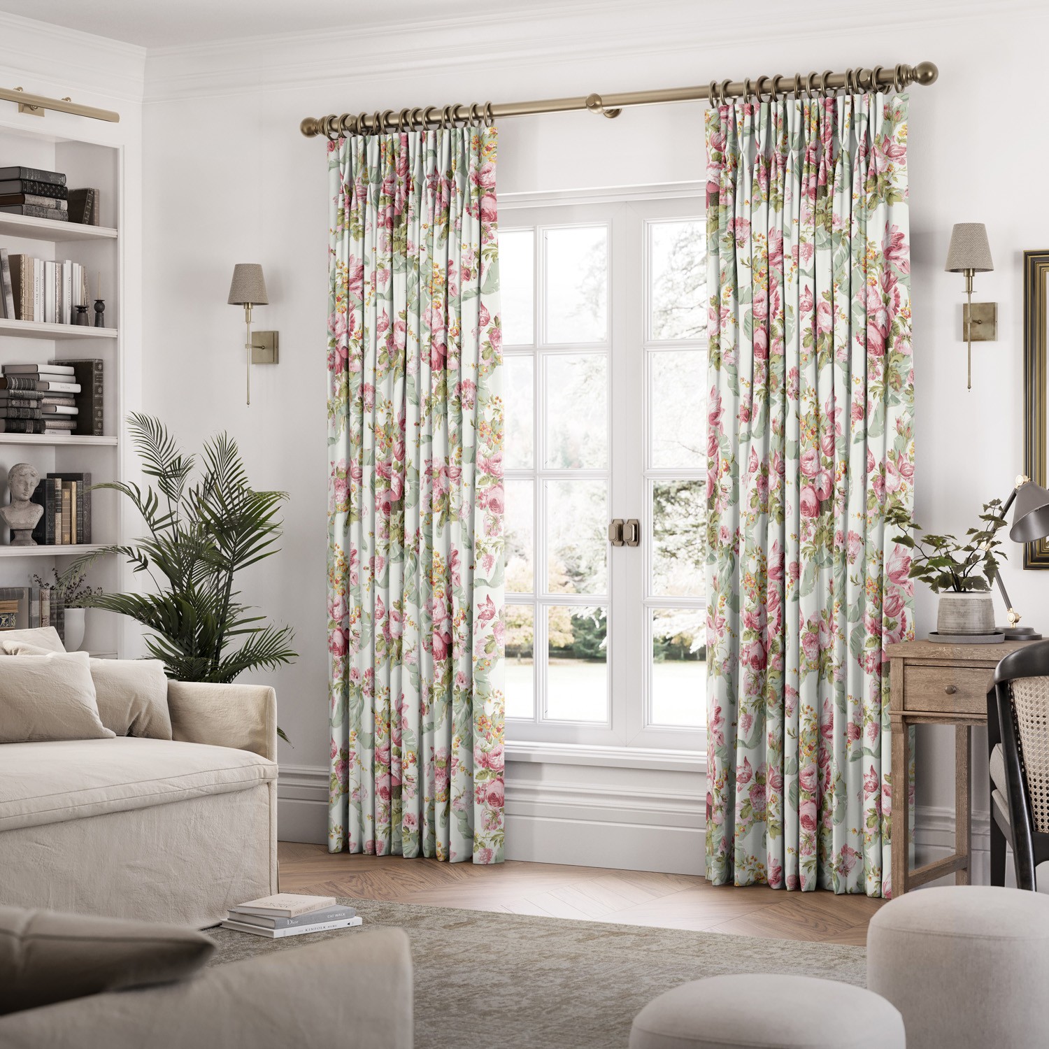 Rèm cửa sổ vintage tạo điểm nhấn hoài cổ và lãng mạn