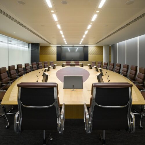 Rèm cuốn cho phòng họp công ty – Lịch sự, chuyên nghiệp và hiện đại