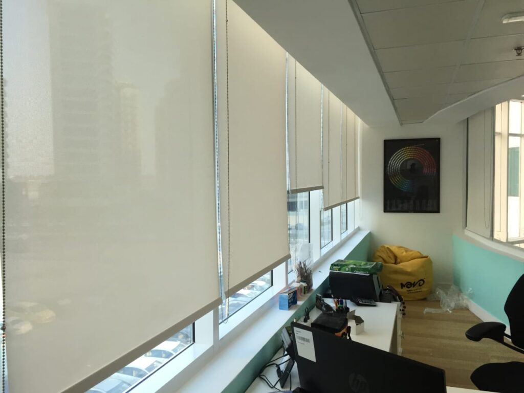 Công trình dự án sử dụng rèm văn phòng ưu đãi số lượng lớn