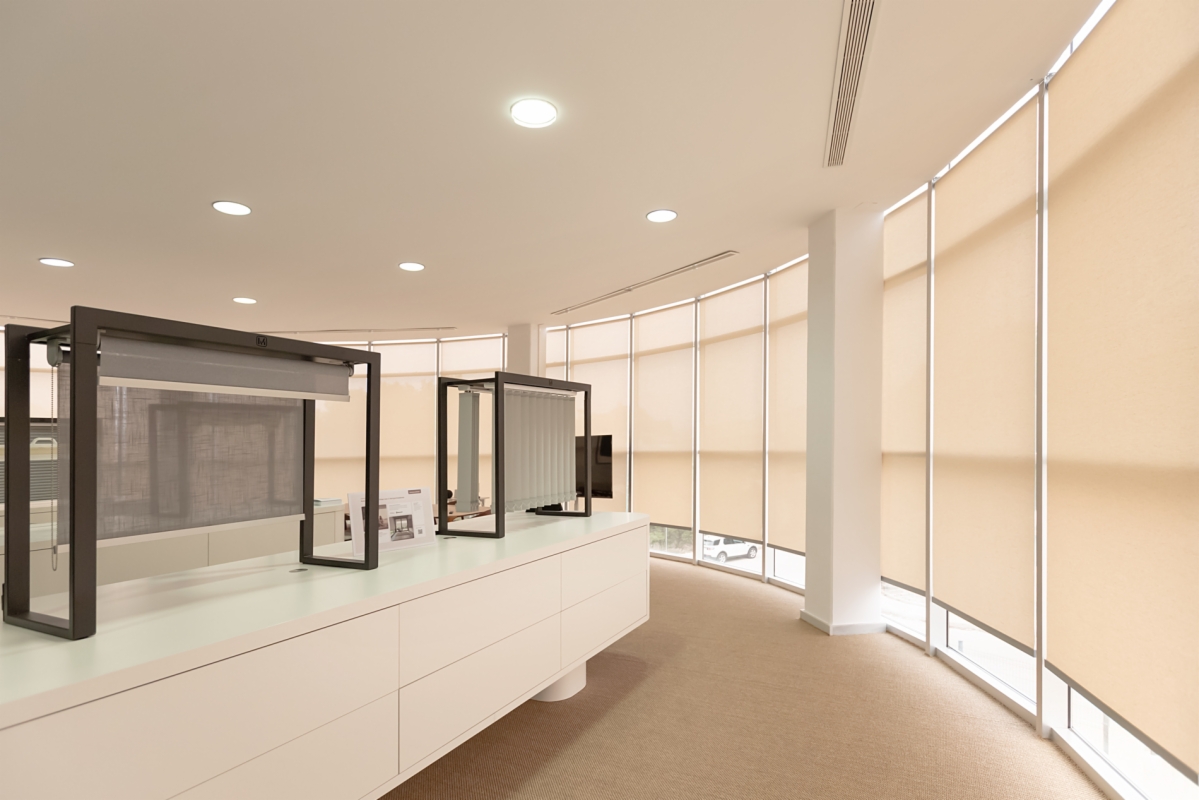 Giải pháp rèm văn phòng cho coworking space linh hoạt và sáng tạo