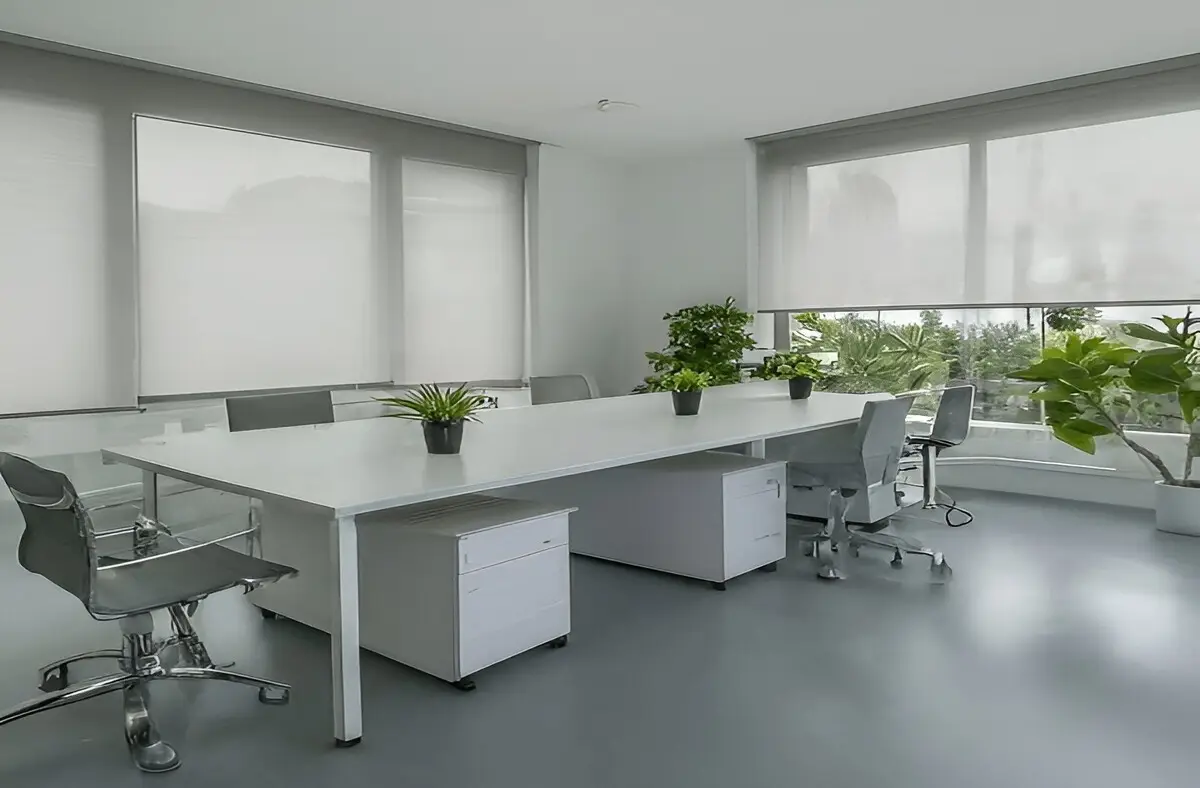 Không gian làm việc thoải mái với rèm Cần Thơ