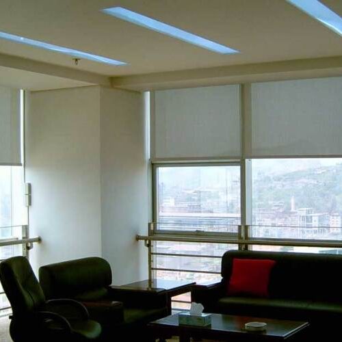 Bộ sưu tập rèm văn phòng tone sáng mang lại vẻ hiện đại và sự thoáng đãng