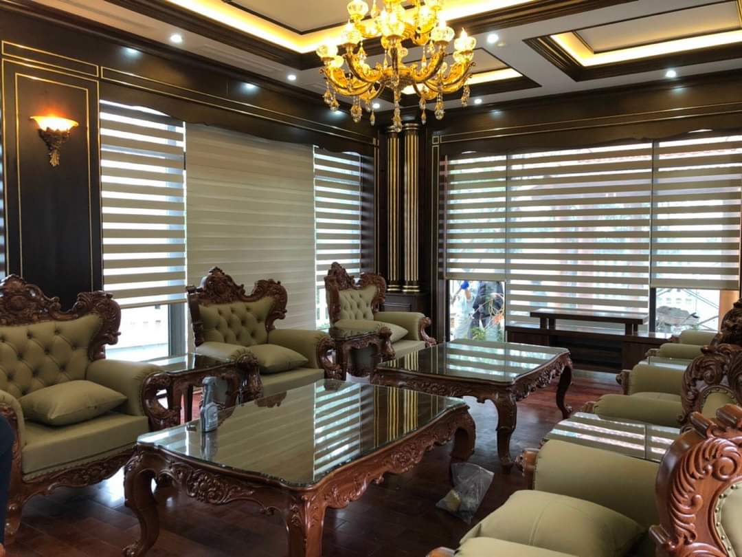 Mẫu rèm cầu vồng bền màu sau nhiều năm sử dụng