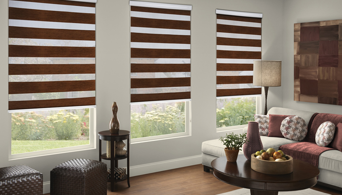 Rèm cầu vồng cho phòng khách sang trọng và hiện đại