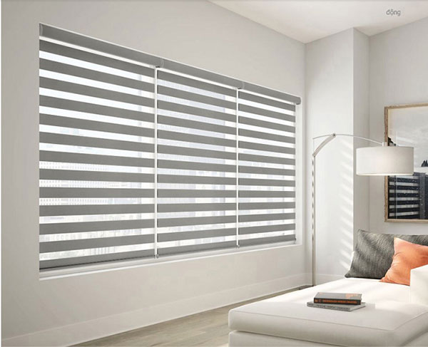 Rèm cầu vồng thiết kế tinh tế cho khách sạn hiện đại