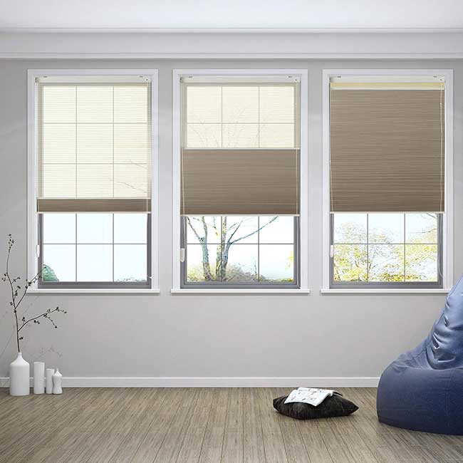 Rèm tổ ong cao cấp chống tia UV bảo vệ nội thất