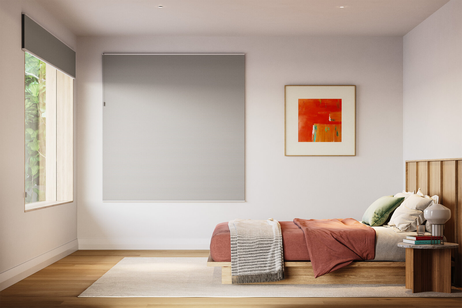 Rèm tổ ong chống nóng làm mát không gian sống