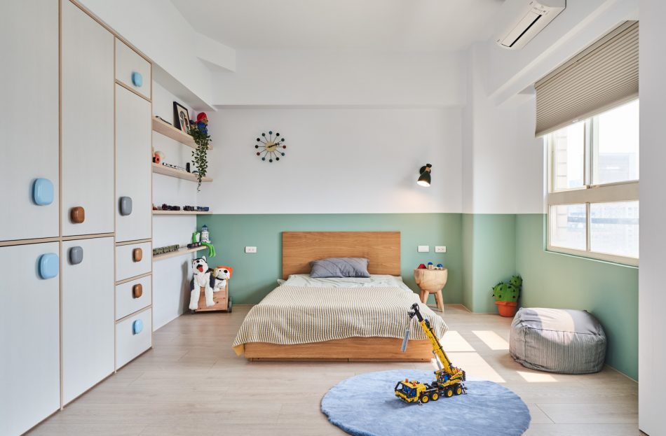 Rèm tổ ong màu pastel cho phòng trẻ em tươi sáng