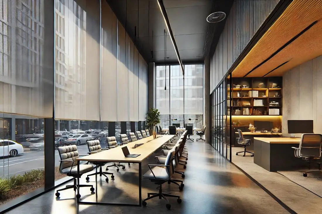 Rèm văn phòng cho phòng nhân sự mang lại không gian thân thiện