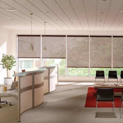 Rèm văn phòng cho studio sáng tạo giúp tối ưu ánh sáng quay/chụp