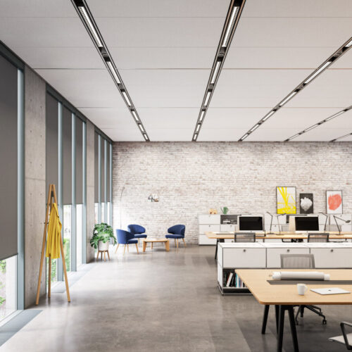 Rèm văn phòng tone màu trung tính chuyên nghiệp phù hợp mọi phong cách nội thất