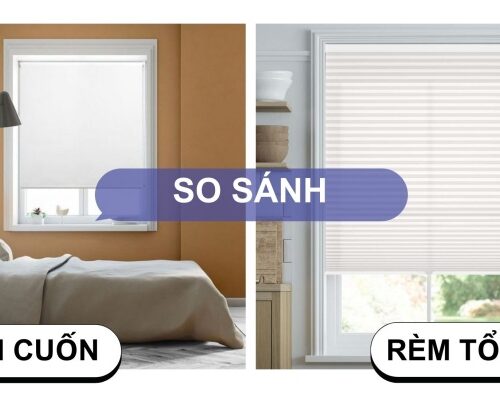 So sánh rèm tổ ong và rèm cuốn – nên chọn loại nào phù hợp?