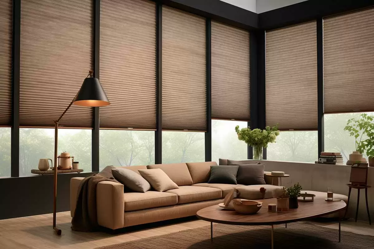 ảnh rèm tổ ong là lựa chọn lý tưởng cho nhà hiện đại nhiều ánh sáng