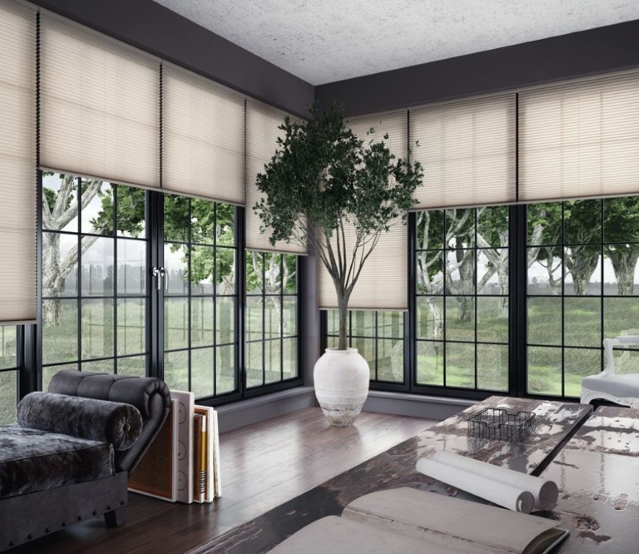 ảnh rèm tổ ong thân thiện môi trường bằng vật liệu an toàn