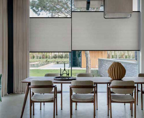 Rèm tổ ong chống nắng mạnh mẽ cho cửa sổ và phòng khách