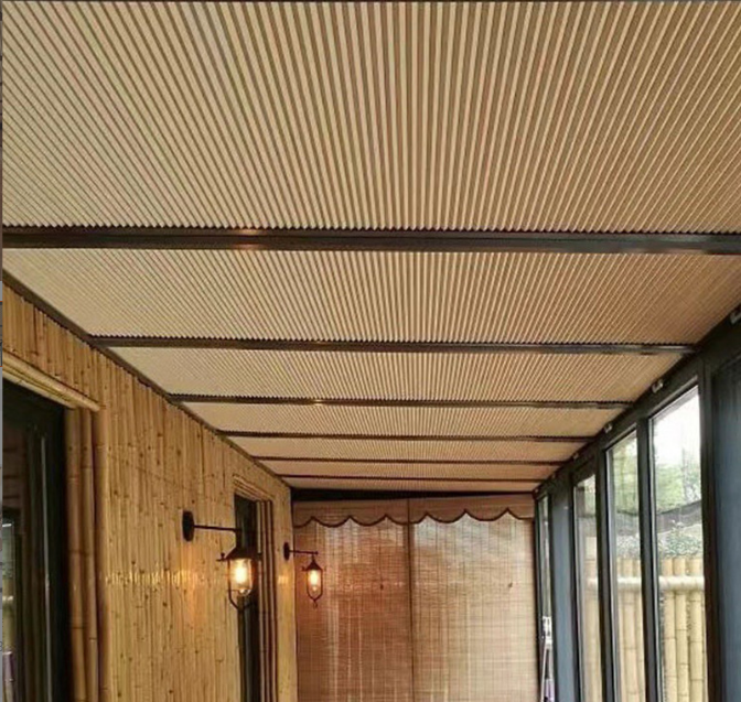 mẫu rèm tổ ong chống nóng cho mái kính nhà phố