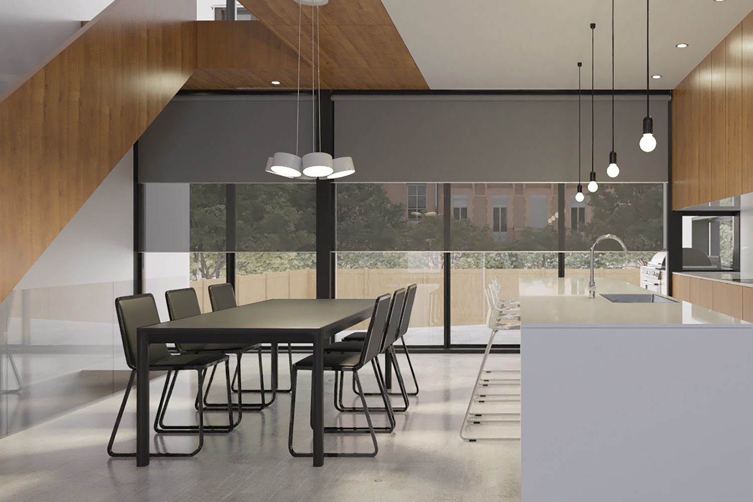 rèm che phòng họp tăng tính bảo mật