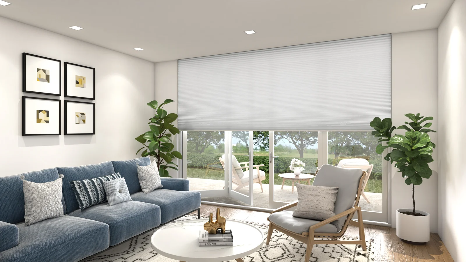 rèm tổ ong nâng cấp không gian sống hiện đại cho chung cư