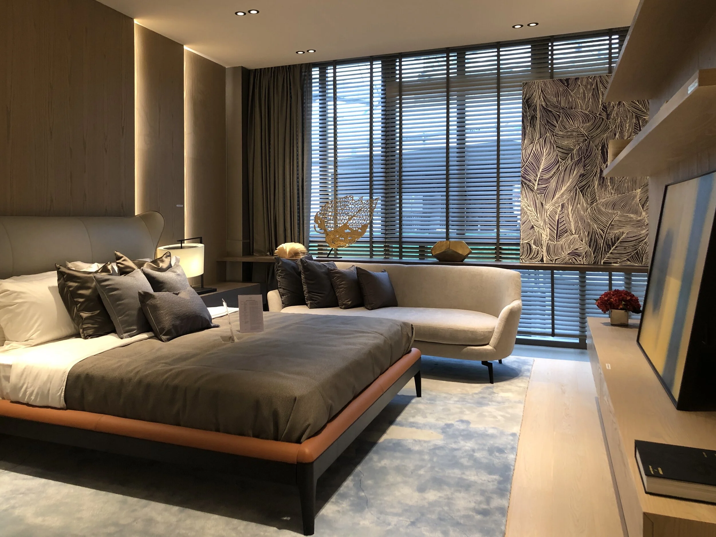 Rèm gỗ sóc trăng thiết kế tinh tế cho phòng khách