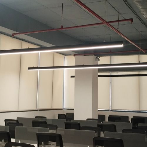 Giải pháp rèm văn phòng dành cho dự án chung cư officetel tối ưu ánh sáng, duy trì sự riêng tư và tạo không gian làm việc chuyên nghiệp.