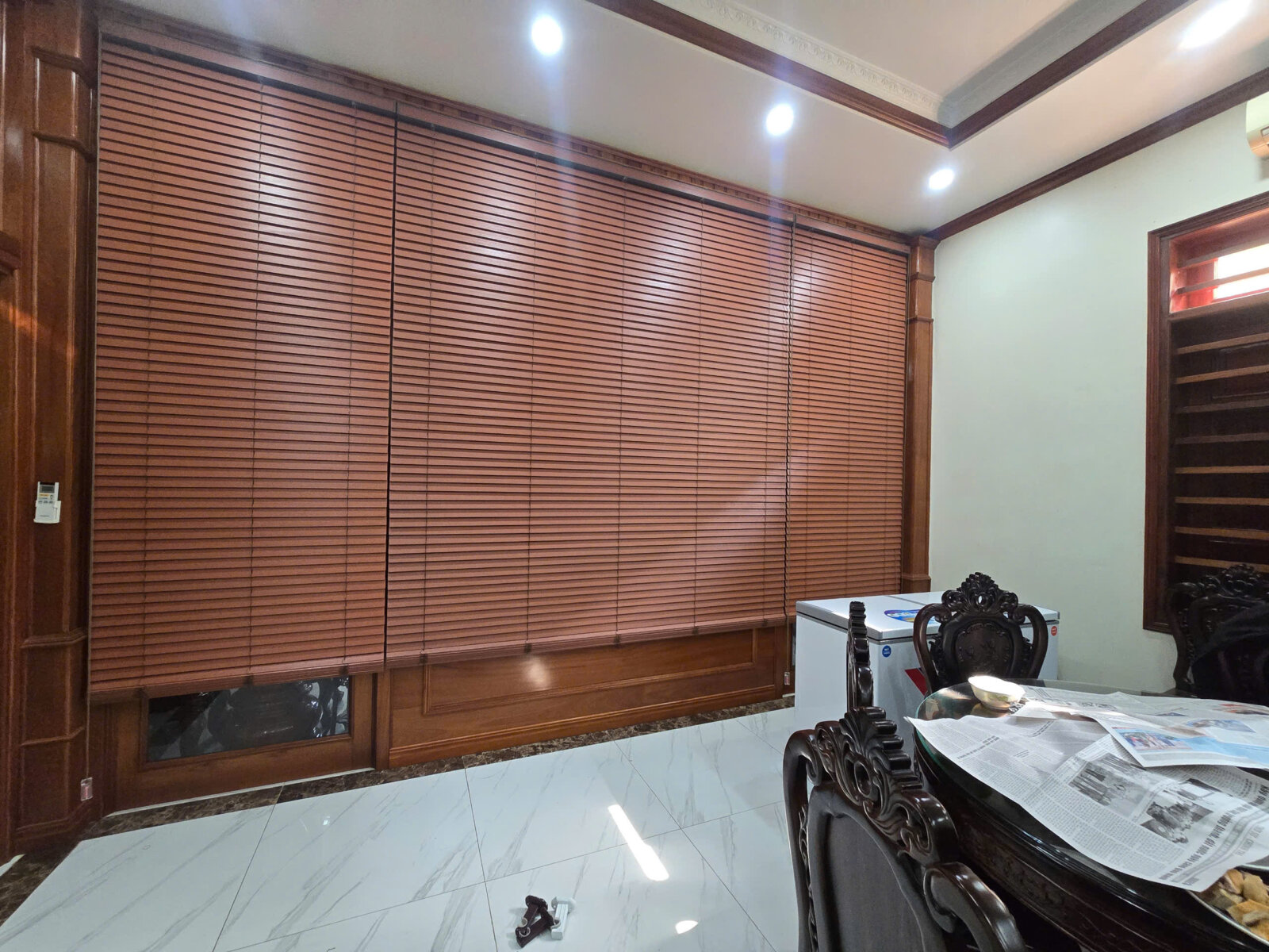 rèm gỗ kéo tay bền bỉ theo thời gian